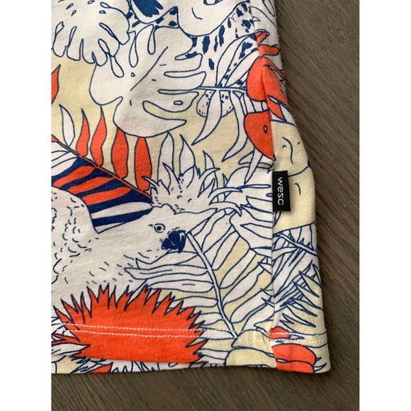 WESC | Tropical Print Racerback Tank Top - Picture 5 of 8